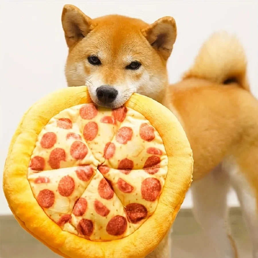 Quietschende Pizza-Spielzeug