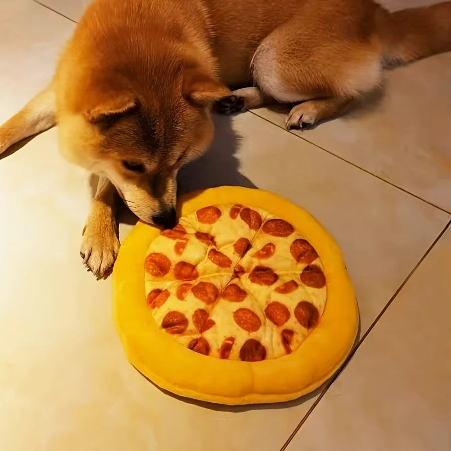 Quietschende Pizza-Spielzeug