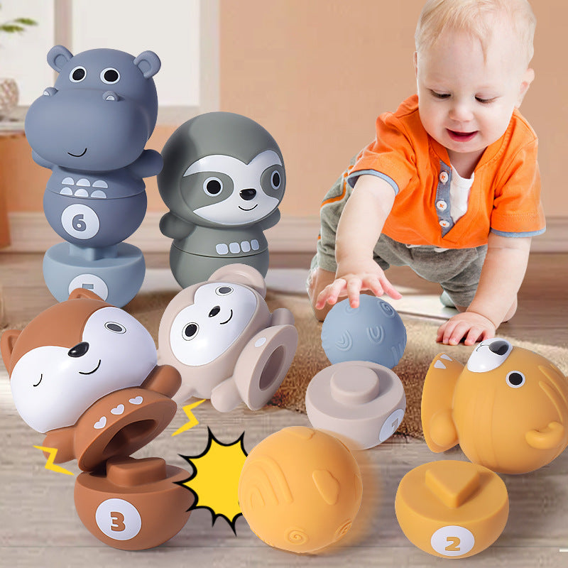 Sensorische kinder tier bausteine