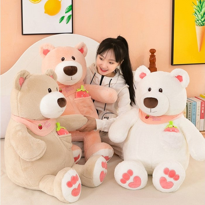 Erdbeer-Herz Teddyfreund