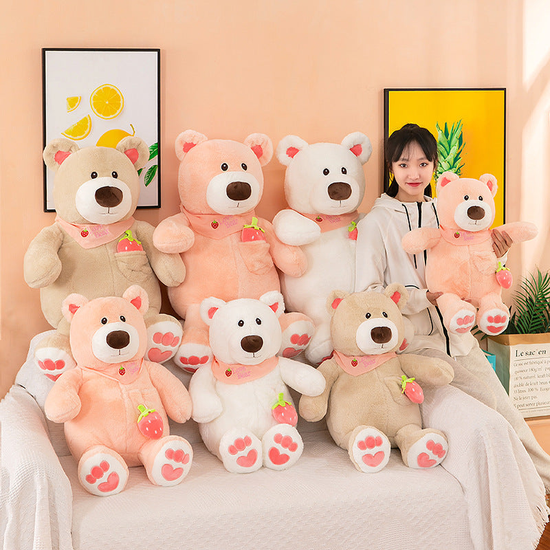 Erdbeer-Herz Teddyfreund