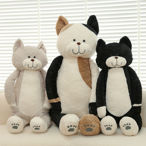 Japanische Süße Plüschkatze - Weicher Kuschelfreund für Kinder