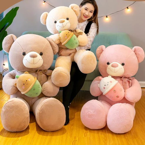 Teddybär mit Bubble Tea