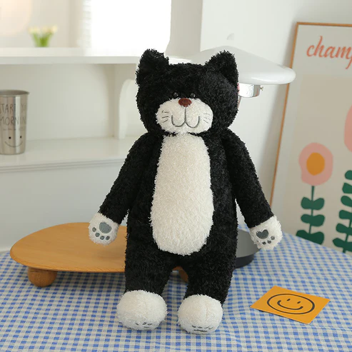 Japanische Süße Plüschkatze - Weicher Kuschelfreund für Kinder