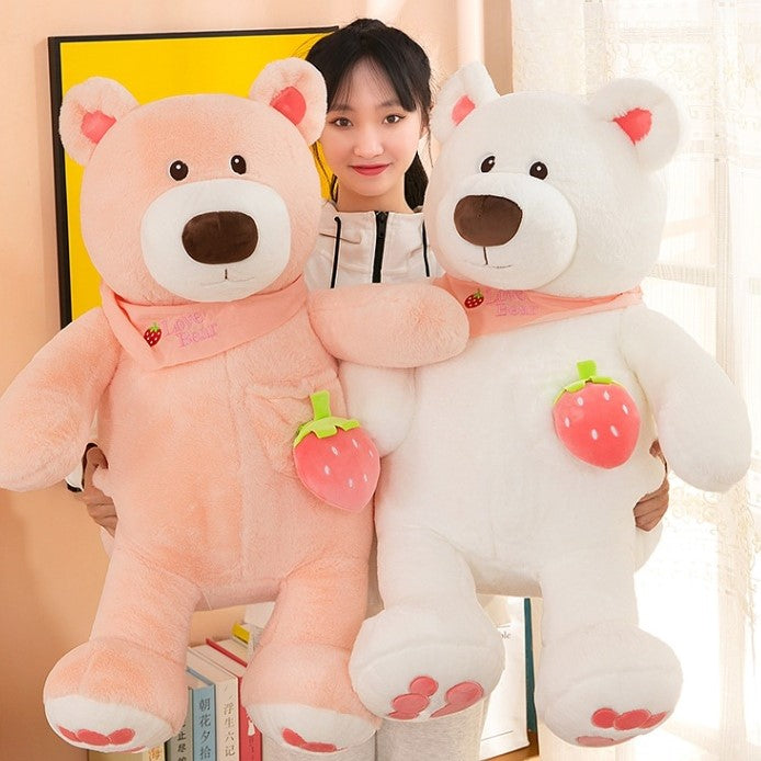 Erdbeer-Herz Teddyfreund