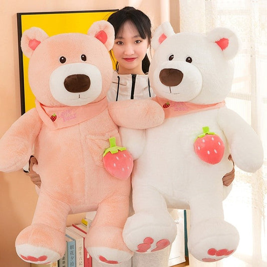 Erdbeer-Herz Teddyfreund