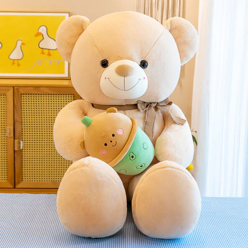 Teddybär mit Bubble Tea