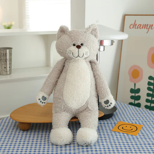 Japanische Süße Plüschkatze - Weicher Kuschelfreund für Kinder