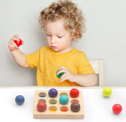 Color match fun - regenbogen sortierbälle spiel