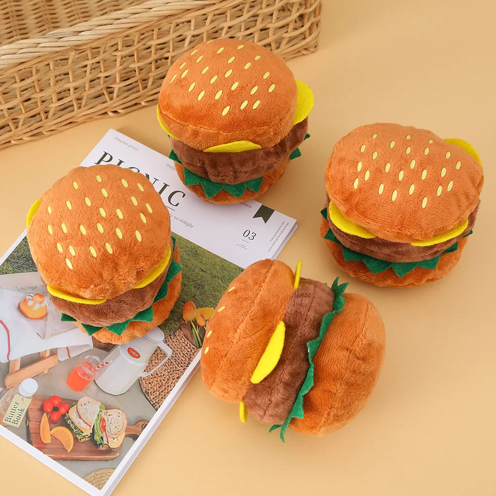 Schmackhafter Hunde-Burger-Spaß
