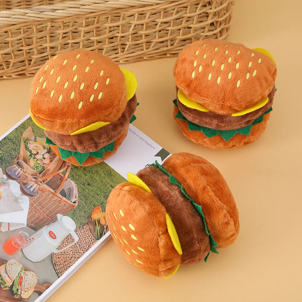 Schmackhafter Hunde-Burger-Spaß