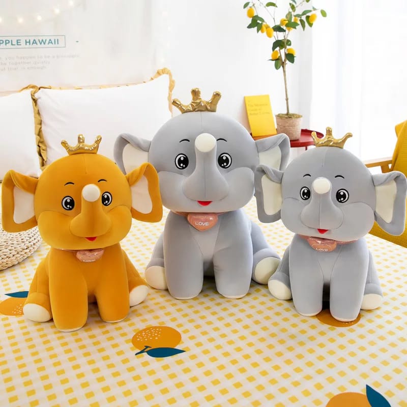 Krone Elefant Plüschspielzeug