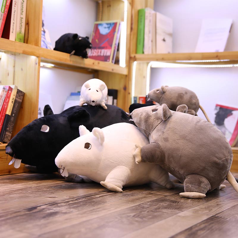 Graue Ratte Kuscheltier