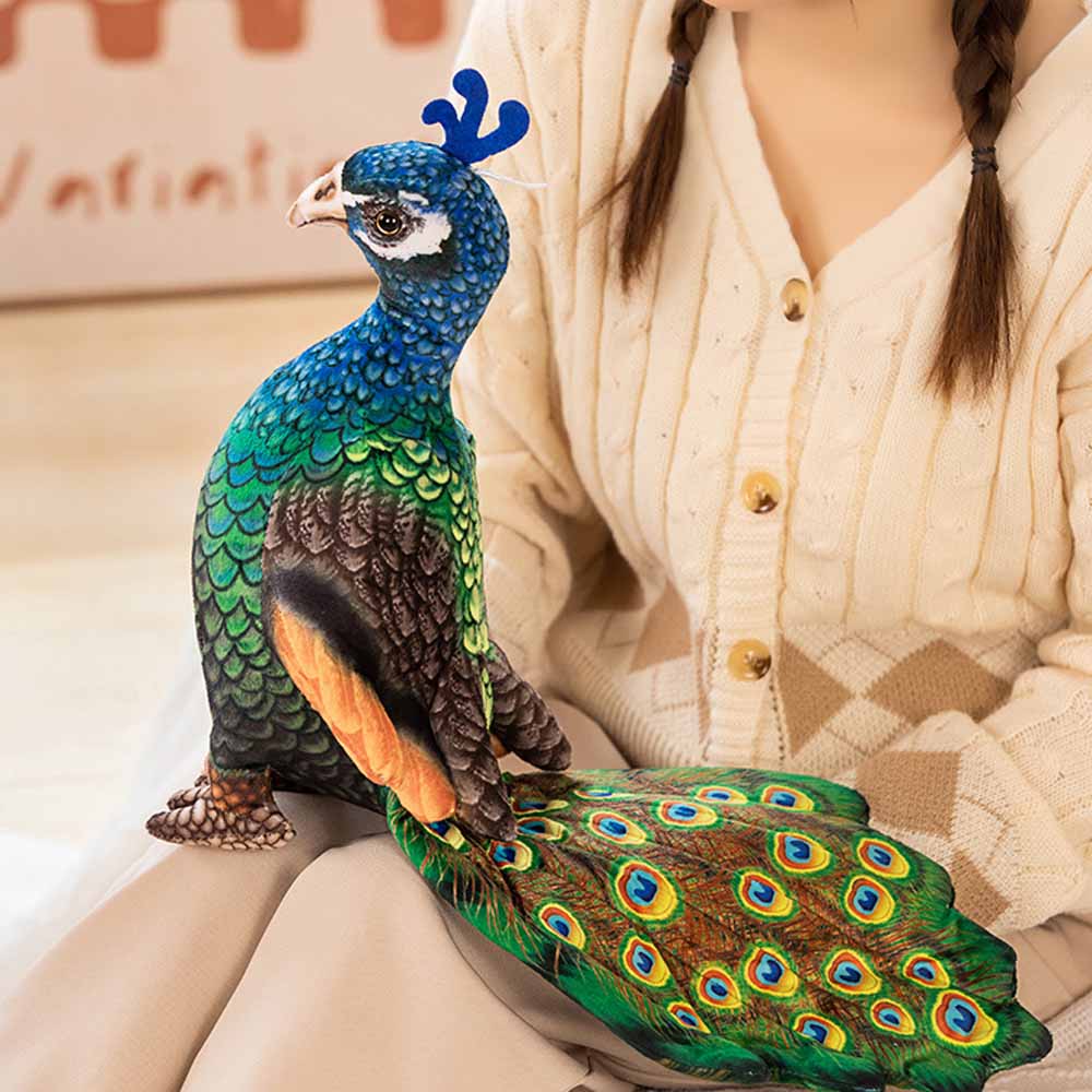 Realistischer Pfau Plüsch