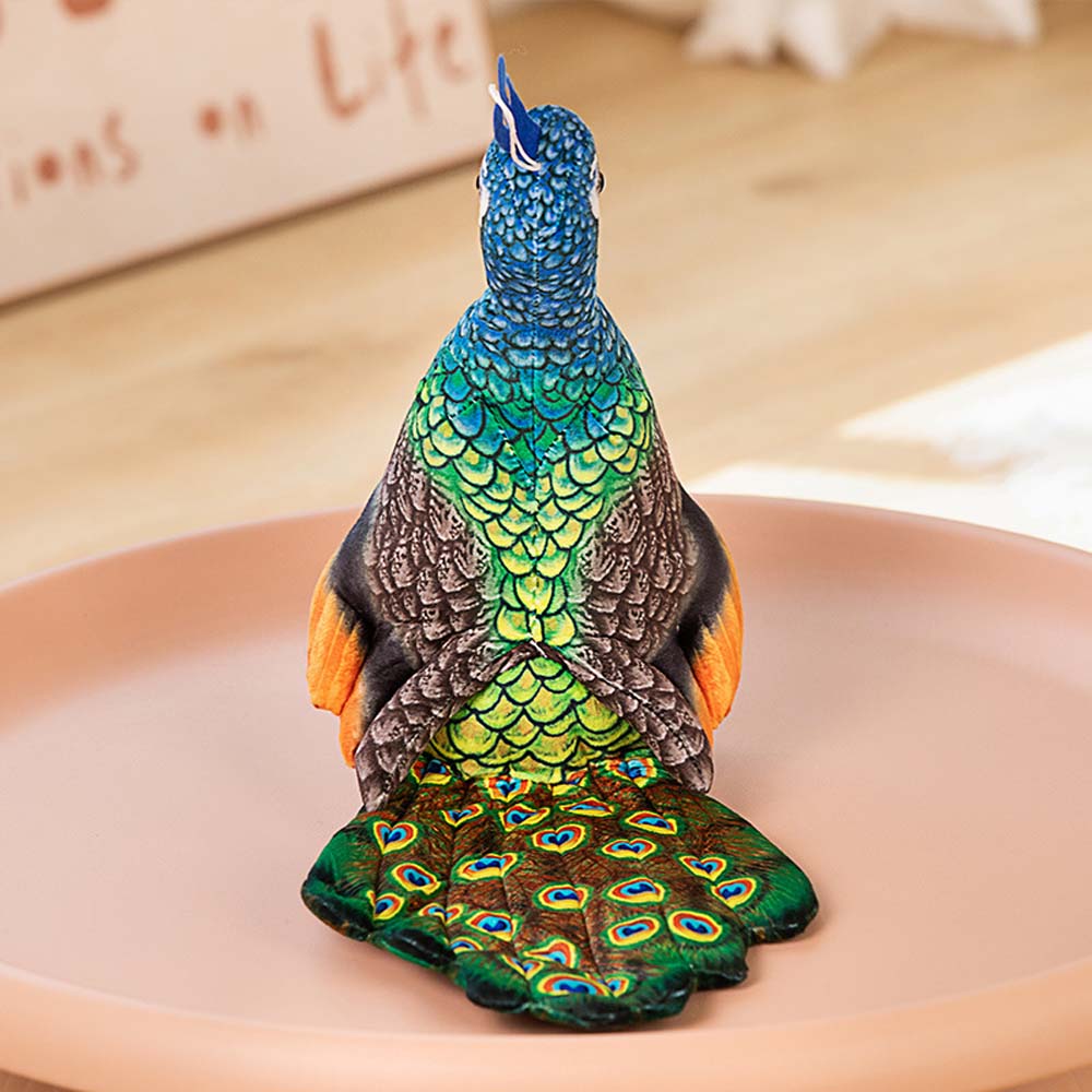 Realistischer Pfau Plüsch