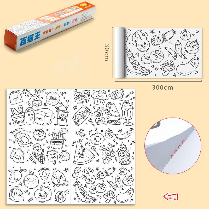 ColoringPaper - entfesseln sie die kreativität Ihrer kleinen - XXL-malpapier