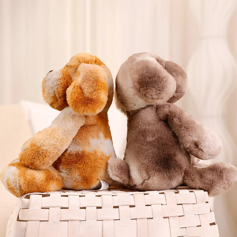 Brauner Kuschelwelpe Glück