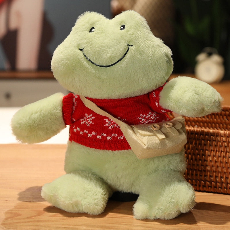 Froggy Smile - Glücklicher Kawaii Frosch Plüschtier