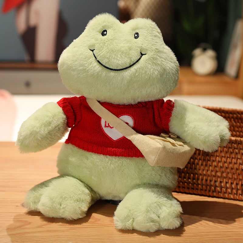 Froggy Smile - Glücklicher Kawaii Frosch Plüschtier