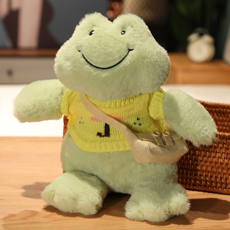 Froggy Smile - Glücklicher Kawaii Frosch Plüschtier
