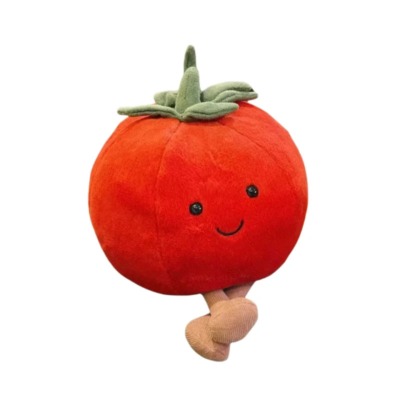 Freundliche tomate als plüschtier