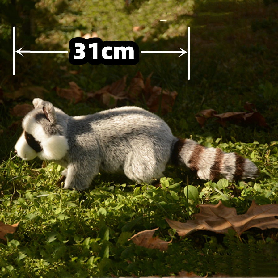 Niedlicher grauer Waschbär-Plüsch