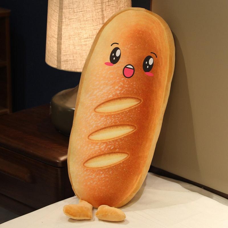 Kawaii Emotionales Brot und Toast Plüsch-Kissen