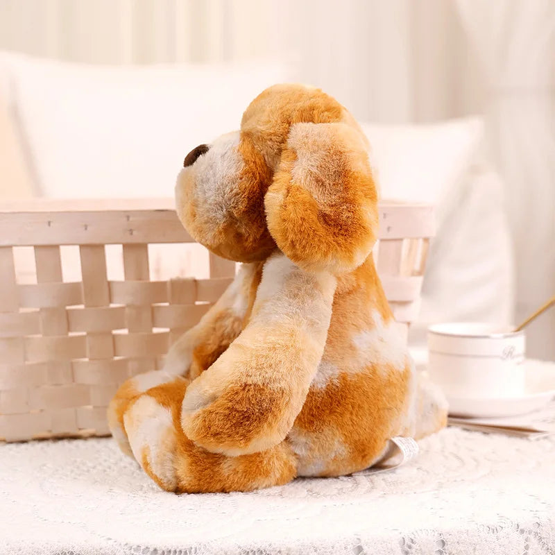 Brauner Kuschelwelpe Glück