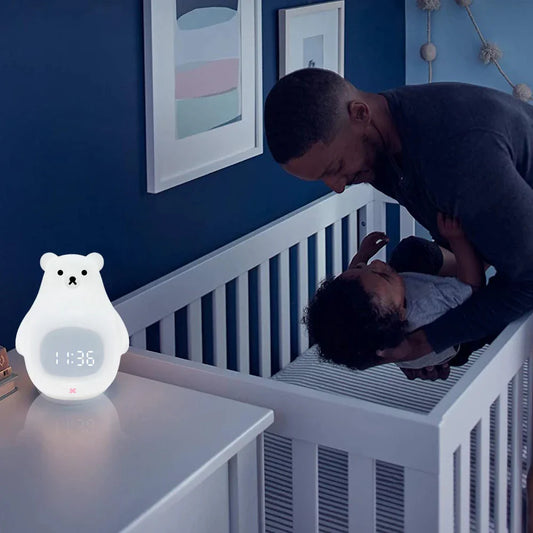 Bärenwecker - led nachtlicht und kinderwecker