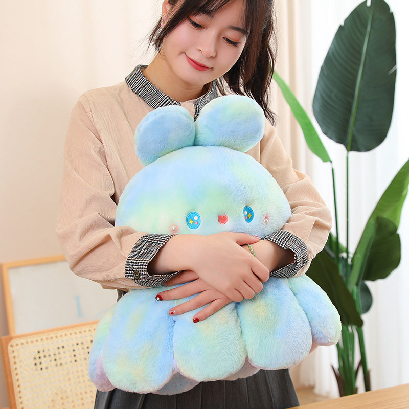 Rainbow Hoppy - Pastell Kawaii Hase Oktopus Plüsch