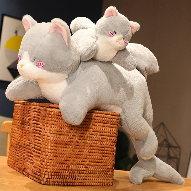 Neko Sharky - Graues Kawaii Katzenhai Plüschtier
