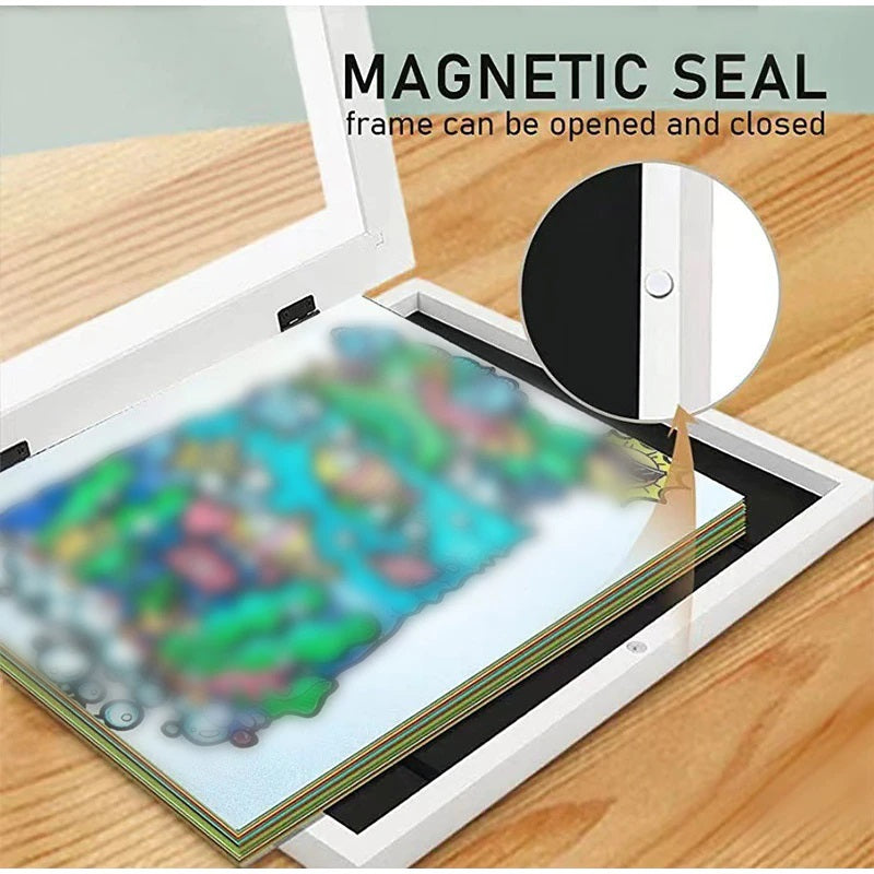 Magnetic frame - zeigen Sie Ihre kreationen - bilderrahmen