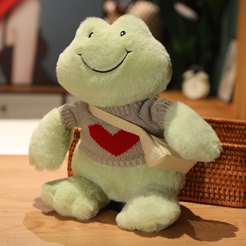 Froggy Smile - Glücklicher Kawaii Frosch Plüschtier