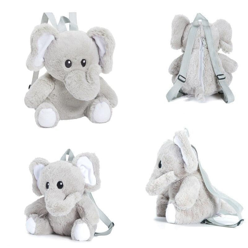 Grauer Elefant Plüsch-Rucksack