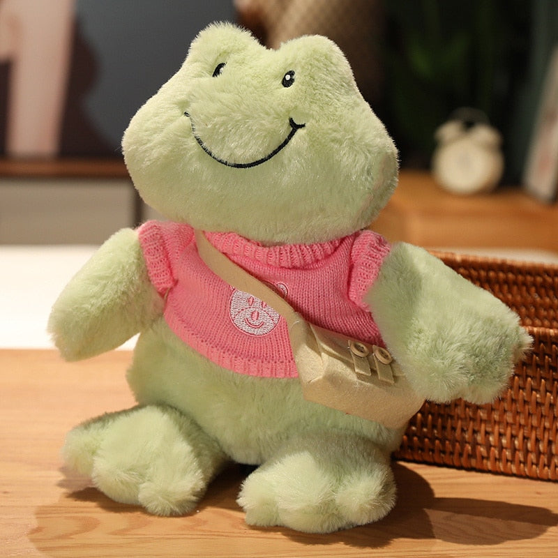 Froggy Smile - Glücklicher Kawaii Frosch Plüschtier
