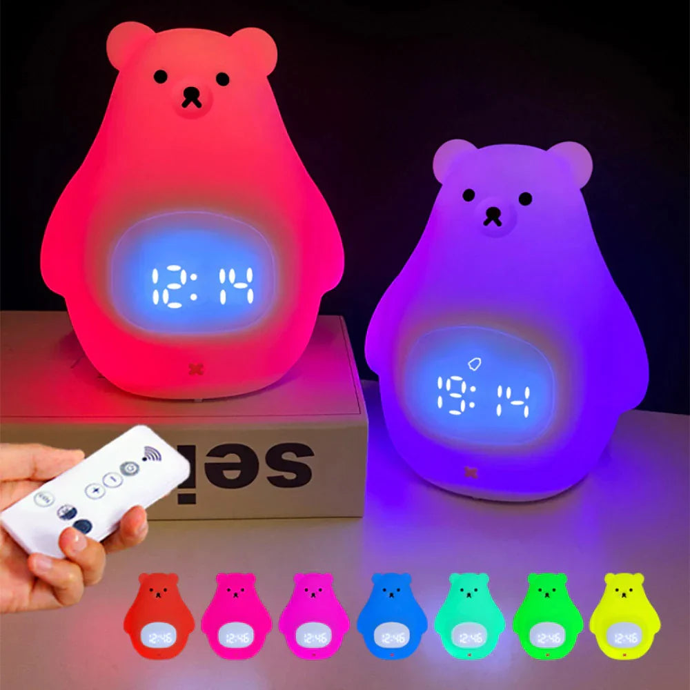 Bärenwecker - led nachtlicht und kinderwecker