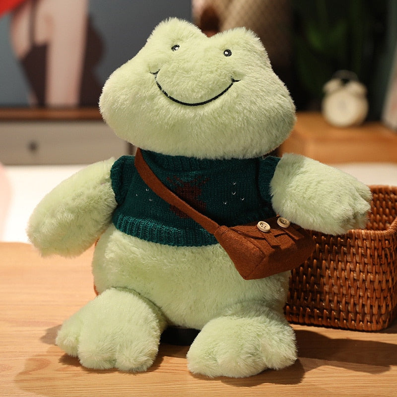 Froggy Smile - Glücklicher Kawaii Frosch Plüschtier