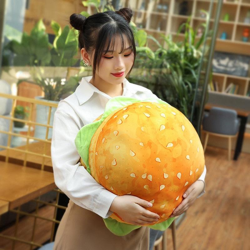 Sandwich und Hamburger Plüsch Sitzkissen Kissen