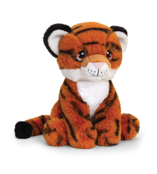 Verspielter Tigerkatzen Plüschfreund