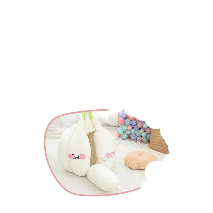 Lustiges Knoblauch-Katzenbett