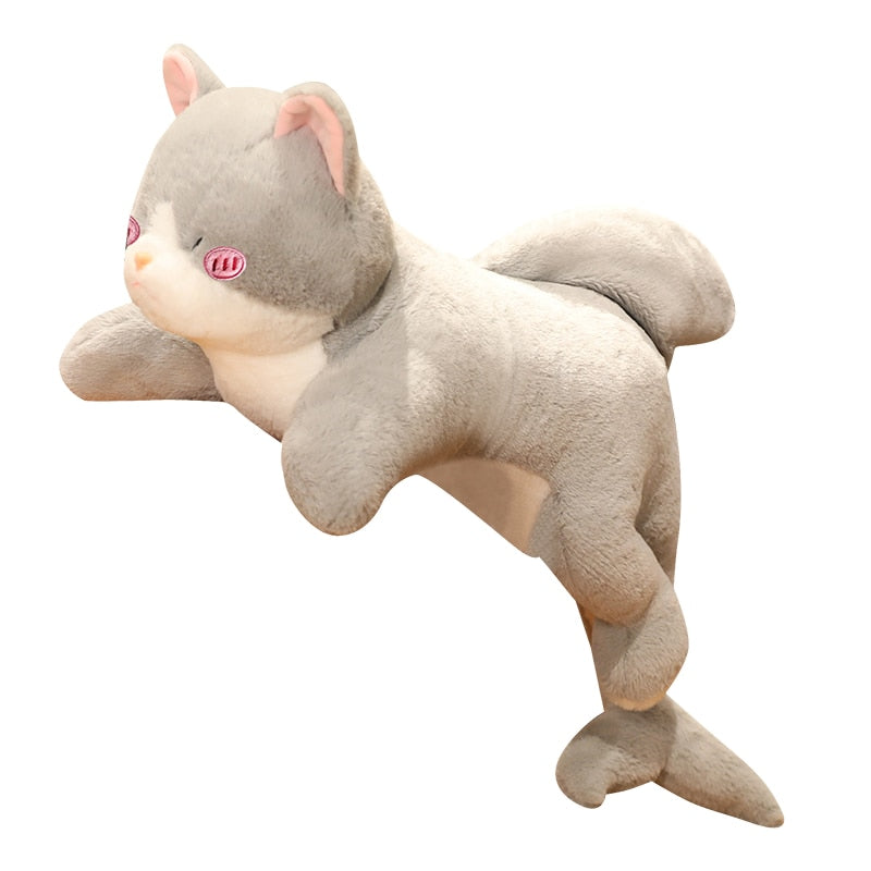 Neko Sharky - Graues Kawaii Katzenhai Plüschtier
