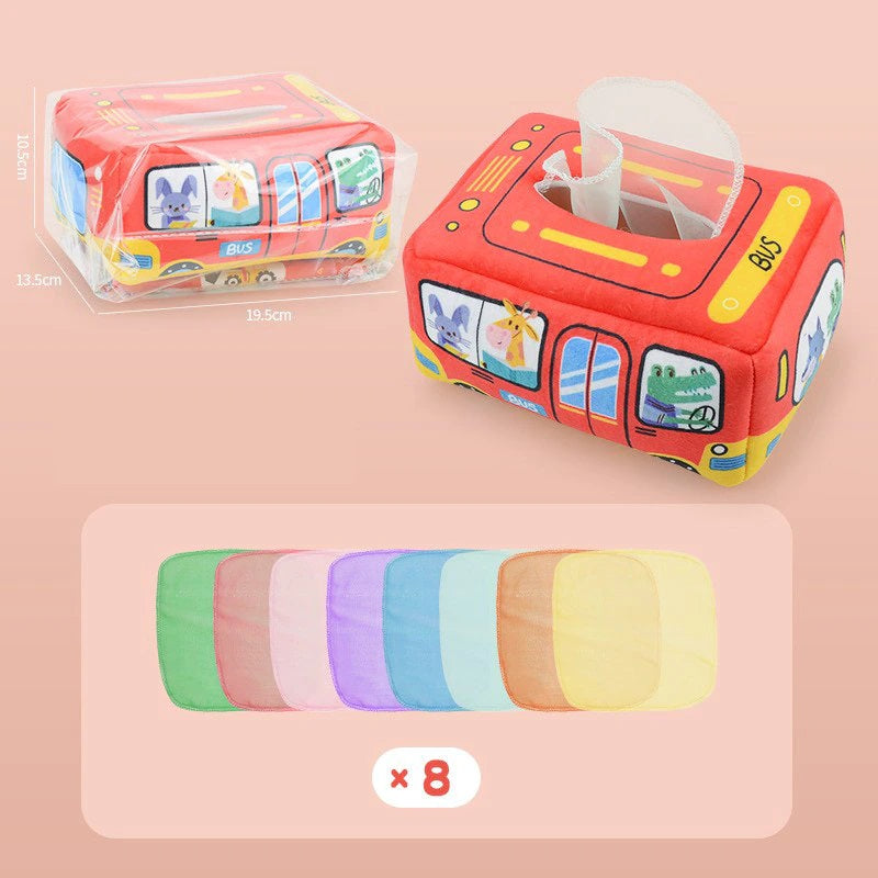 Tissue box toy - magische taschentücher aus der box - spielzeug taschentuchbox