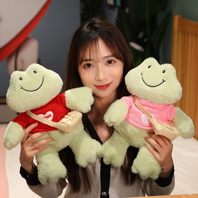 Froggy Smile - Glücklicher Kawaii Frosch Plüschtier