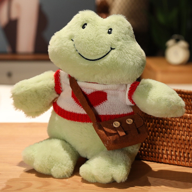 Froggy Smile - Glücklicher Kawaii Frosch Plüschtier
