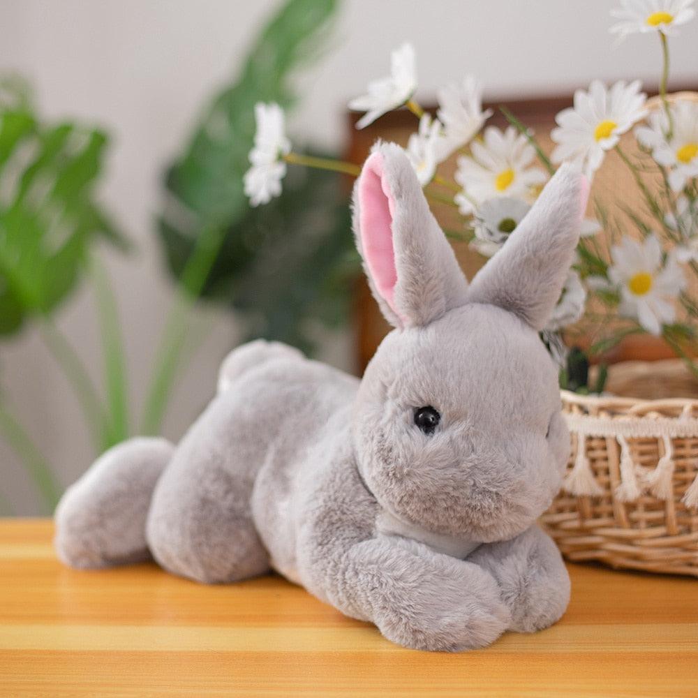 Realistisches pelziges Kaninchen Plüschtier