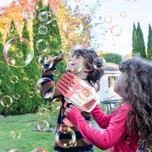 Bubble bazooka | spaß mit seifenblasen - seifenblasenpistole