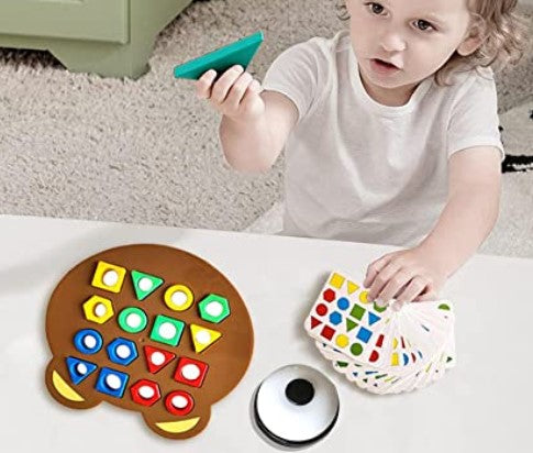Shape bear - lernen, formen zu erkennen - formenpuzzle