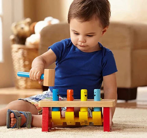 Boppin playset  ein lustiges und spannendes klassisches hammer-spielzeug