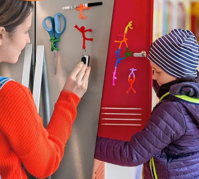 Sensorische montessori-magnetfiguren