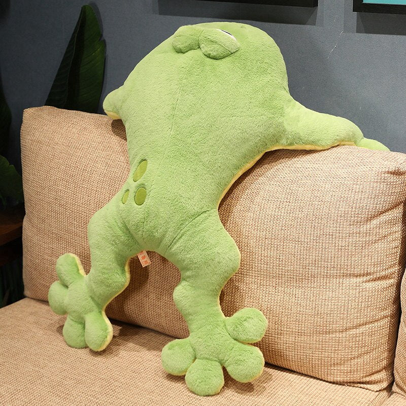 Übergroßer Fröhlicher Frosch Kuschler